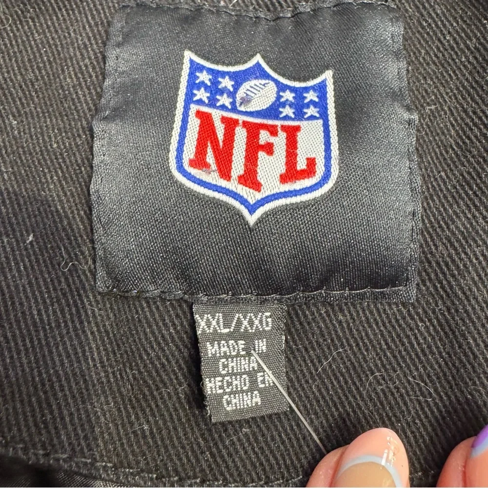 NFL Packers Champions Bomber Button Jacket - Black and Green XXL